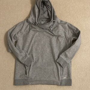 Gray Ladies Hoodie Sweater